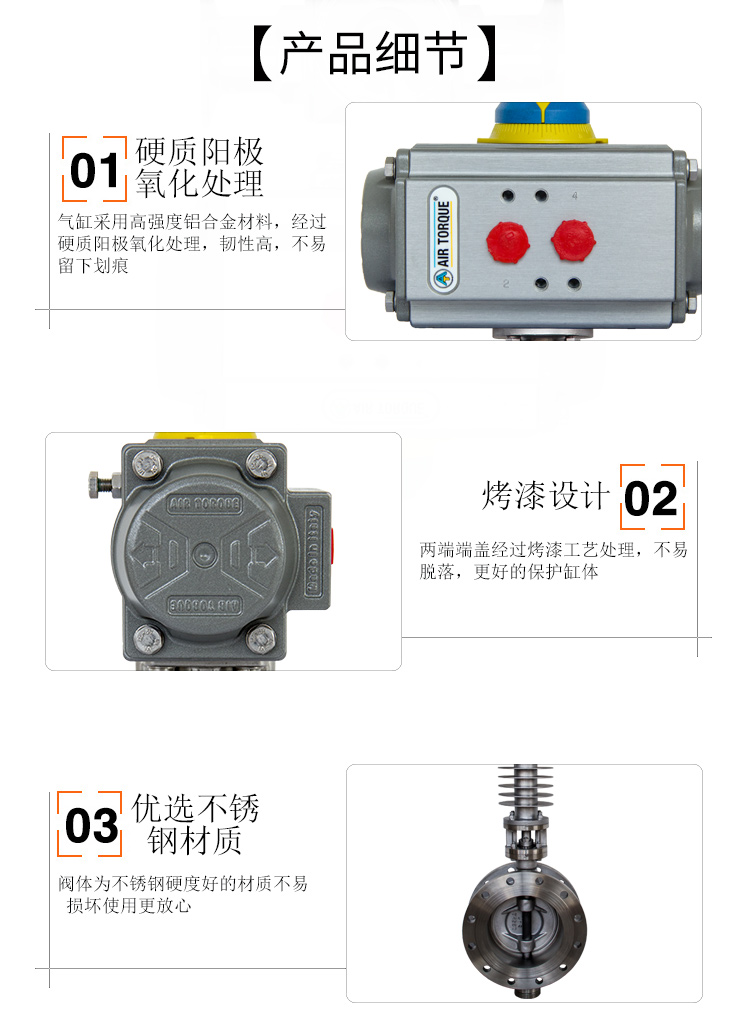 【AIRTORQUE】氣動高溫蝶閥