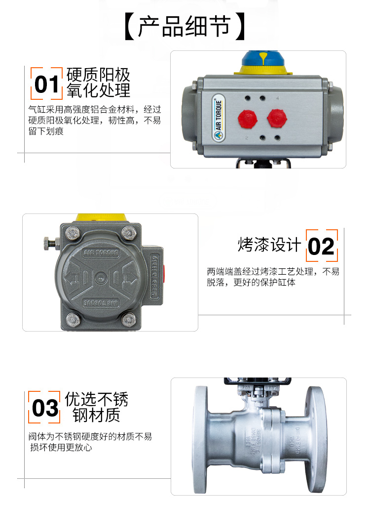 【AIRTORQUE】氣動高溫球閥